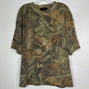 Vintage Liberty Camo Short Sleeve Single Stitch Tshirt Size XL